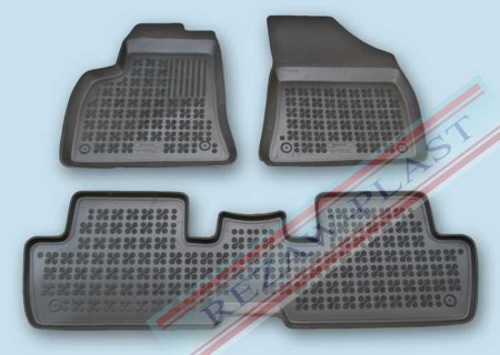 Rubber floor mat set  Peugeot 3008 (2009-2016) with edges