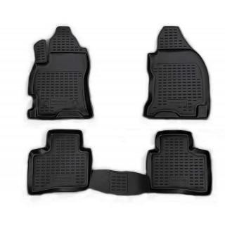 Rubber floor mat  set  BMW X3 E83 (2004-2010) with edges