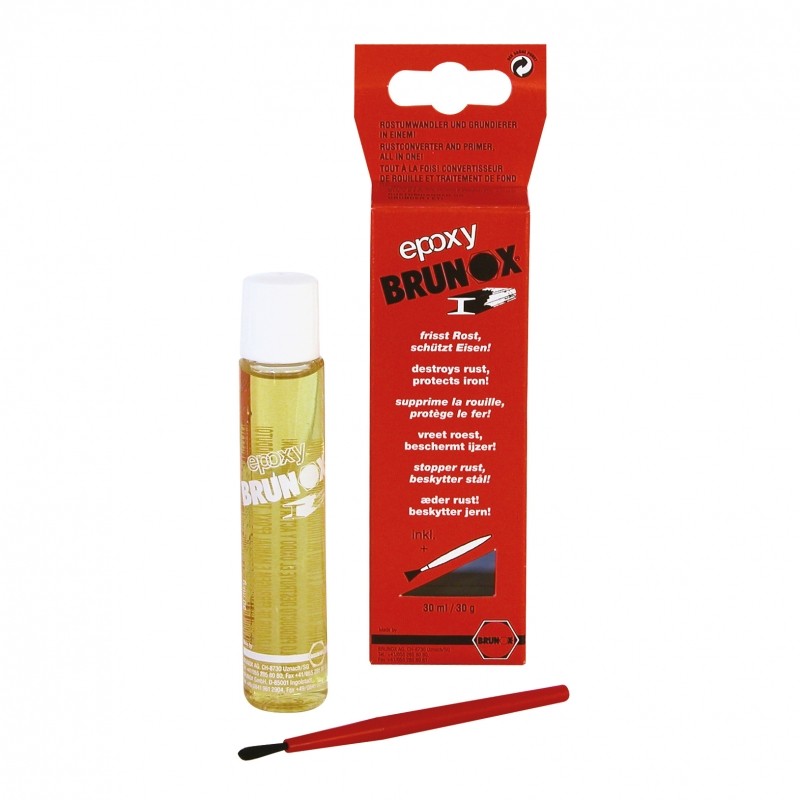 Rust dissolver with brush  - BRUNOX, 25ml.