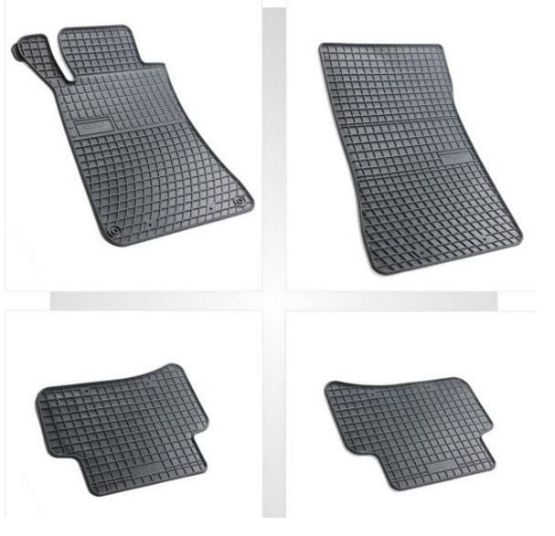 Rubber floor mats set Mercedes C-class W203 (2000-2007)