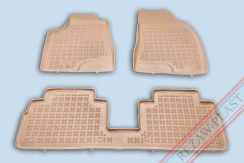 Rubber floor mat  set Lexus RX330/RX350/RX400h (2000-2009) with edge
