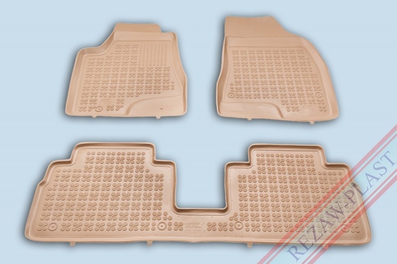 Rubber floor mat  set Lexus RX330/RX350/RX400h (2000-2009) with edge
