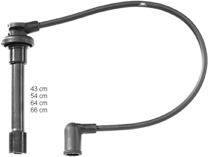Ignition cables  Honda Accord 2.2i VTEC (1995-1998) / Civic 1.5-1.6 (1997-2001)