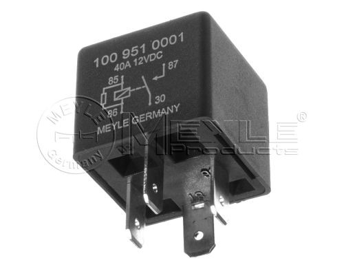 Relay, fan castor (4 poles); Audi/VW