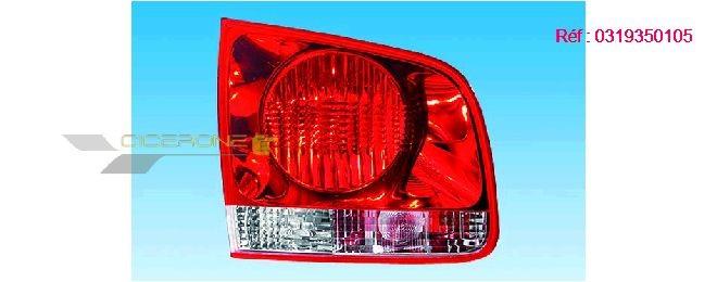 Tail lamp VW Touareg (2002-2006), middle part, left side