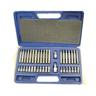 Screwdriver bit set 40pcs. TORX. HEX. SPLINE