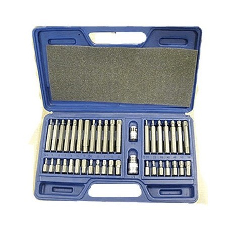 Screwdriver bit set 40pcs. TORX. HEX. SPLINE