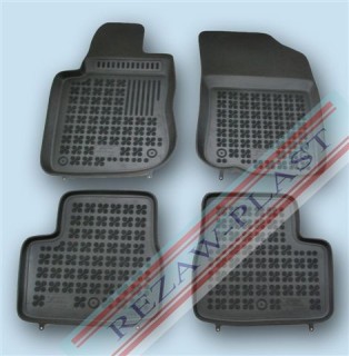 Rubber floor mat set  Peugeot 208 (2012-)/2008 (2013-) with edges
