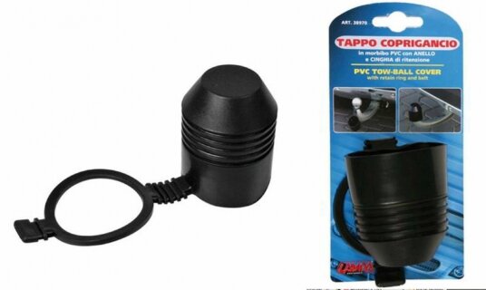 PVC tow-ball cover, rubber