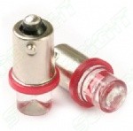 1LED red bulb T4W, 12V