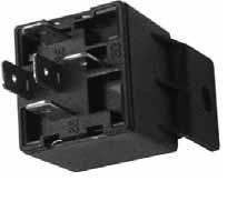 Relay, fan castor (5 poles),40A, 12V, universal