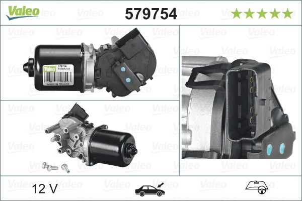 Front wiperblade motor - VALEO (LHD ONLY)