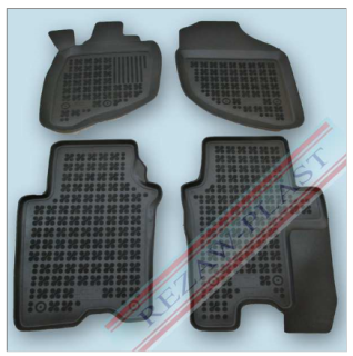 Rubber floor mat  set  Honda City (2002-2006) with edges