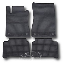 Rubber floor mats set Mercedes E-class W211 (2002-2009)/CLS W219 (2003-2010)