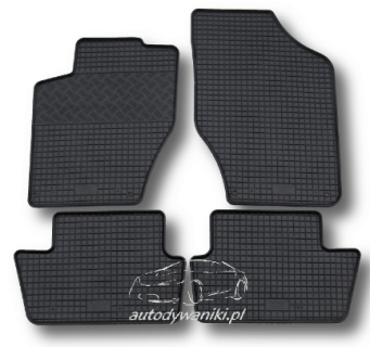 Rubber floor mats set Citroen C4 (2011-)