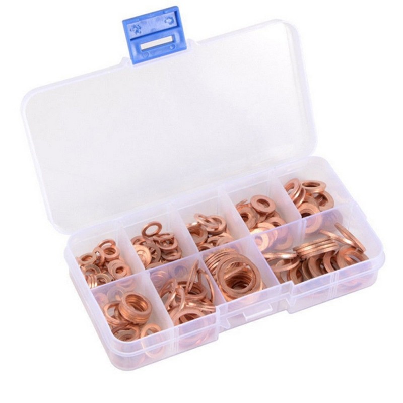 Copper ring set, 200pcs.