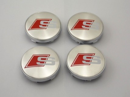 Discs inserts/caps set, 4x d-60mm 