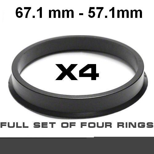 Wheel hub centring ring  67.1mm ->57.1mm