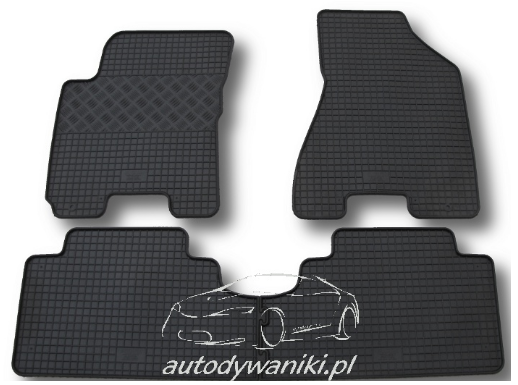 Rubber floor mats set Kia Sportage (2004-2010) 