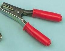 Car battery clamp 100A, 12V (+)