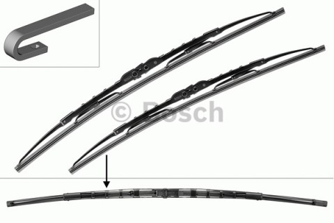 BOSCH Wiperblade set Audi/Porsche, 55+53сm