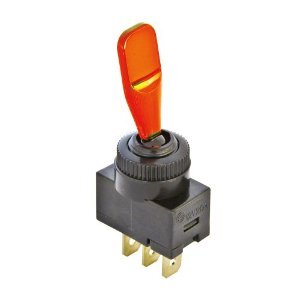Amber Switch On/Off, 12V, 20A (interruptor)
