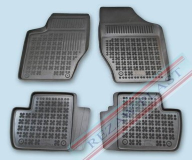 Rubber floor mats set Peugeot 308 (2007-2012) with edges