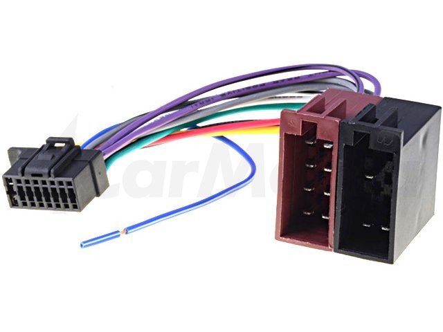 Adapter from Sony (16pin) car radio to EURO connector