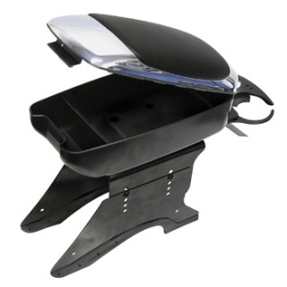 Arm rest, universal, black/silver