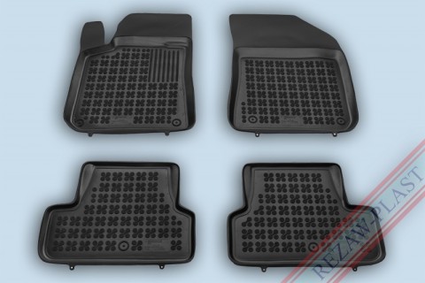 Rubber floor mat set Peugeot 308 (2013-) with edges