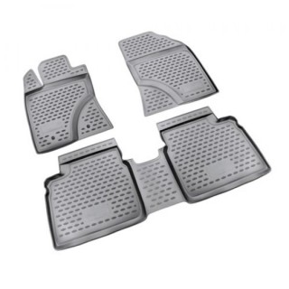 3D Rubber floor mat  set Toyota Avensis (2009-2015) with edges