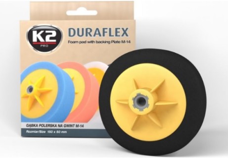 Polishing sponge – black (very soft) - K2 DURAFLEX BLACK M14