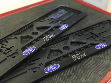 2pcs x 3D Plate number holder - FORD