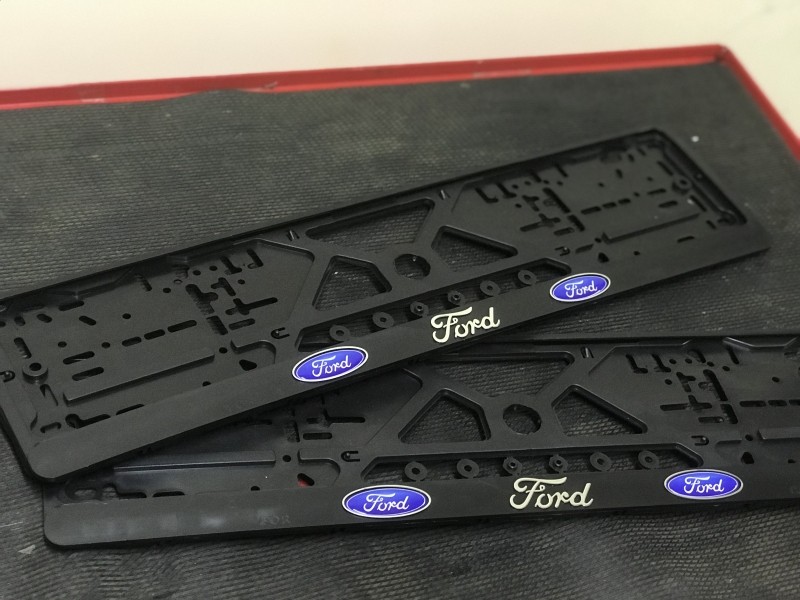 2pcs x 3D Plate number holder - FORD