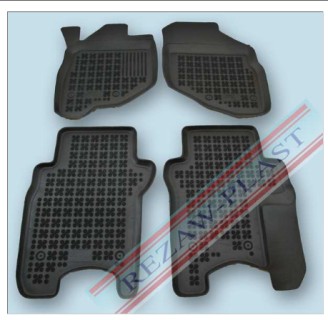 Rubber floor mat  set  Honda Jazz (2002-2008) with edges