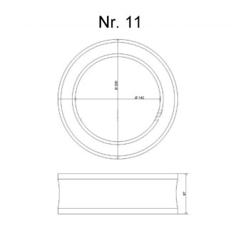Coil spring spacer - NR11 (JEEP, SUV, BUS)
