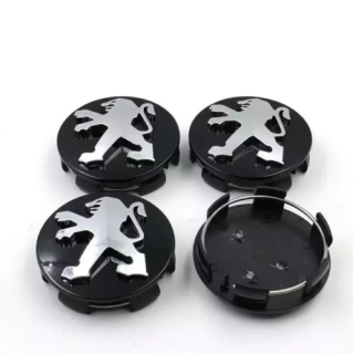 Discs inserts/caps set - Peugeot, 4x d-60mm 