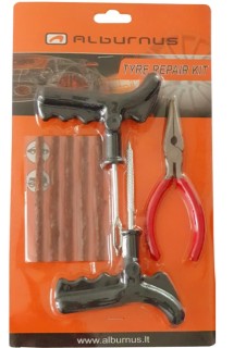 Tubeless tyre repair set 