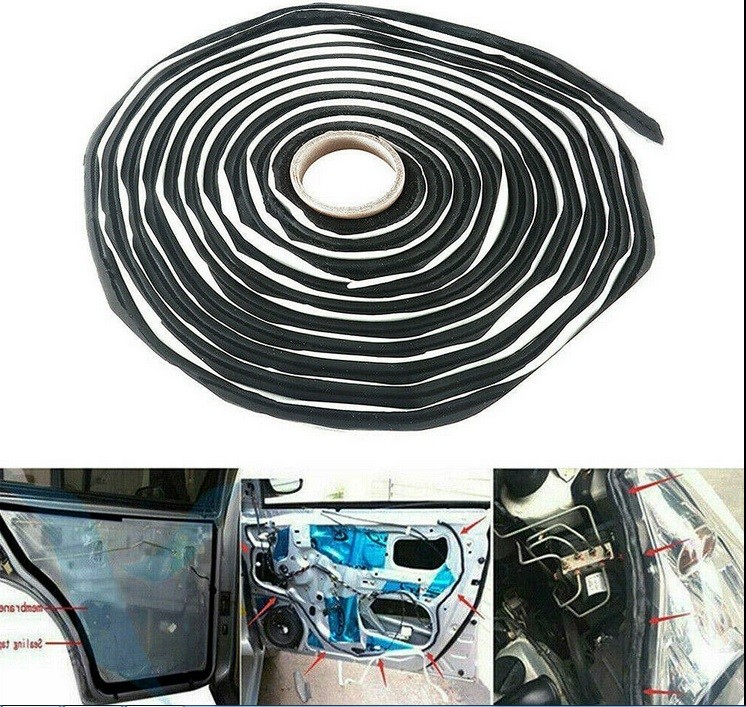 Butil black tape (Headlamp Restoration), 6 meters x 8mm