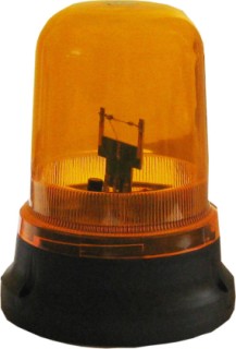 Halogen revolving light with magnet, 12V