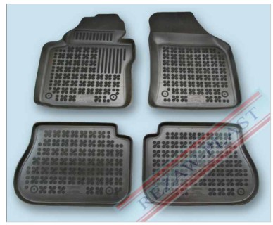 Rubber floor mat set VW Caddy (2004-2010), with edges 