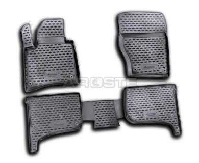 3D Rubber floor mats set  Porsche Cayenne (2010-)/Cayman (2006-); VW Touareg (2010-)