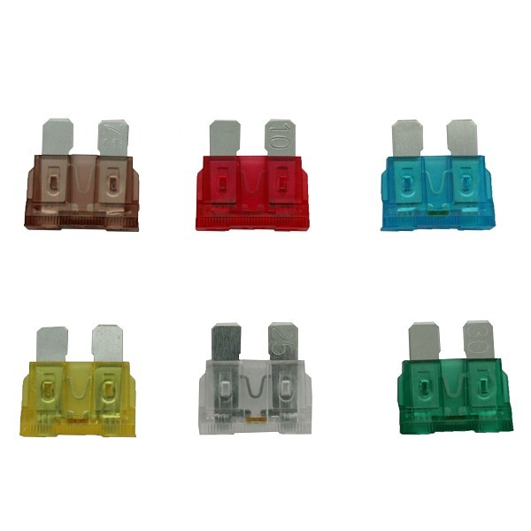 Fuse set  (size-midi) (7.5A -30A), 6pcs.