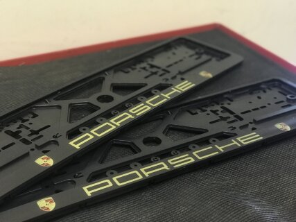 2pcs x Plate number holder - PORSCHE