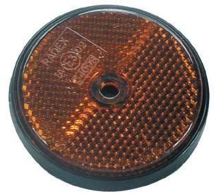 Reflector yellow, diam.60mm