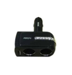 Lighter plug + USB, 12V