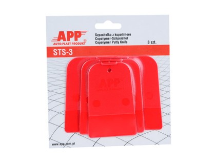 Copolymer Putty Knife, 3pcs - plastic