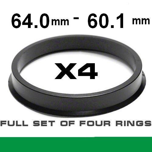Wheel hub centring ring 64.0mm ->60.1mm