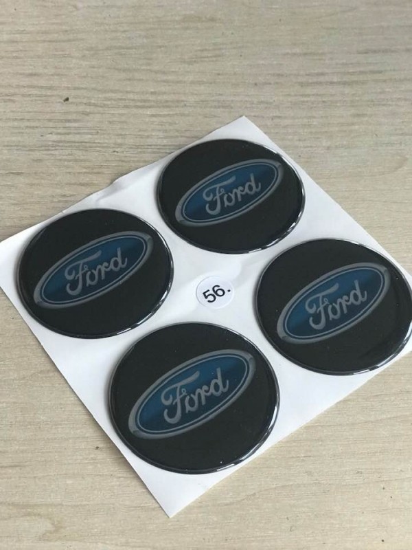 ALLOY WHEEL TRIM CENTRE CAP DECAL LOGO  FORD 56mm