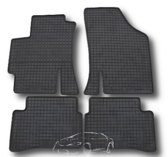 Rubber floor mats set Kia Rio (2005-2011)